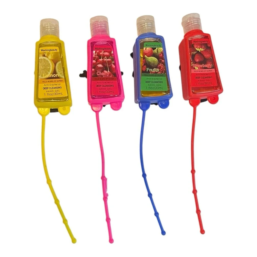 New Sealed Sonic The Hedgehog Hand Sanitizers Backpack Purse Charm Lot of 4